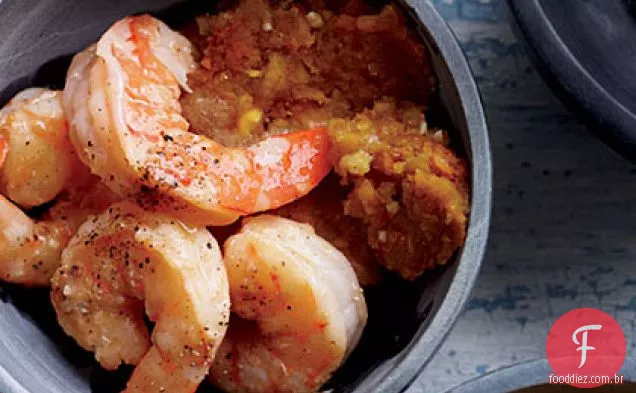 Mofongo com camarão