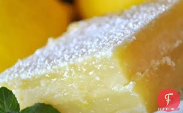 Barras De Torta De Limão