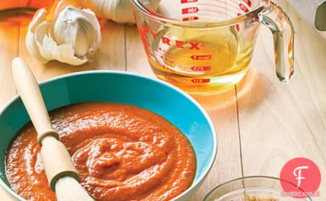 Molho picante do BBQ do gengibre