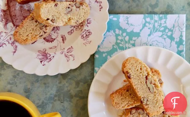 Manteiga De Amendoim Pecan Biscotti