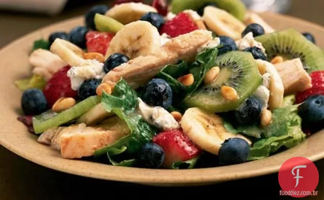 Salada De Frango E Frutas