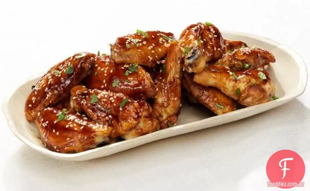 Asas De Frango Teriyaki