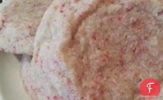 Biscoitos De Açúcar De Morango Em Borracha