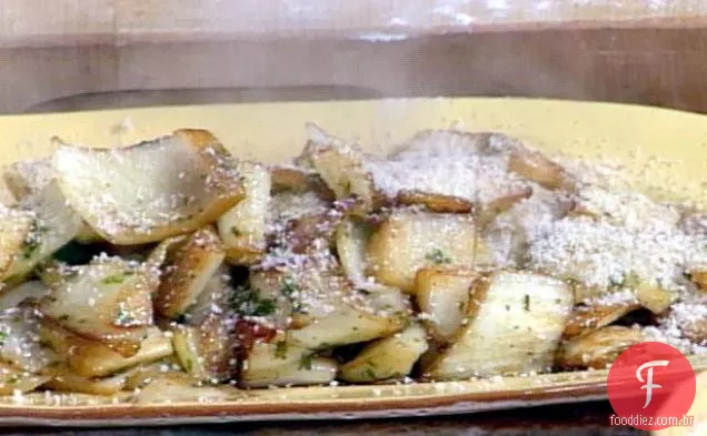Funcho com migalhas de pão