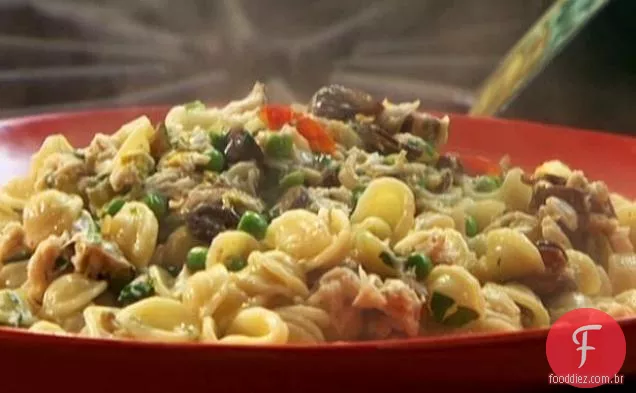 Orecchiette com caranguejo
