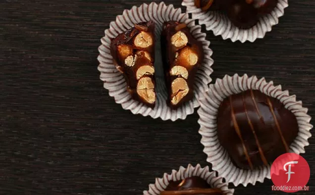 Cachos Salgados De Caramelo De Amendoim