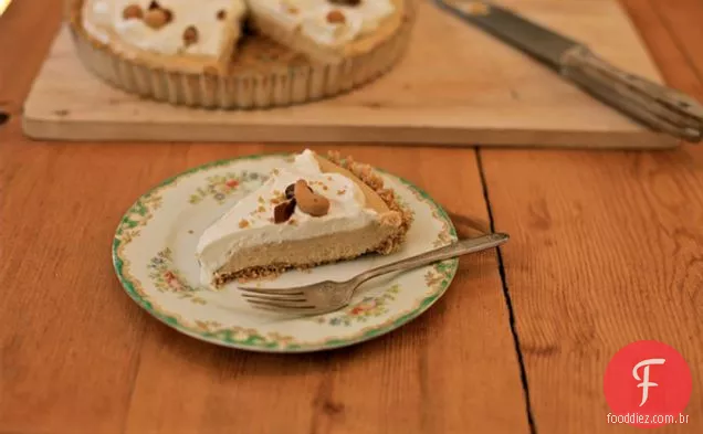 Torta de manteiga de amendoim sem assar