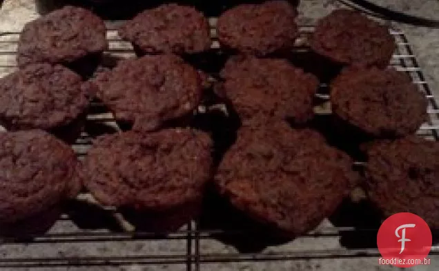 Muffins De Migalhas De Banana Mais Leves
