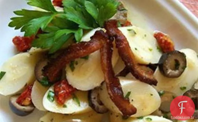 Corações da salada da palma