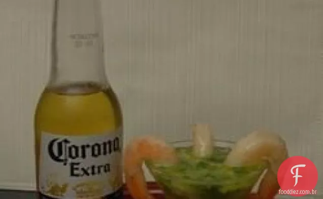 Cerveza e marinada de limão para camarão e peixe
