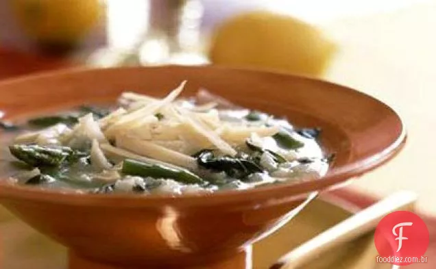 Cate's Springtime Risotto Soup