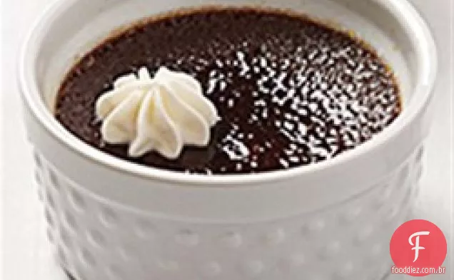 Chocolate Escuro-Cereja Creme Brulee