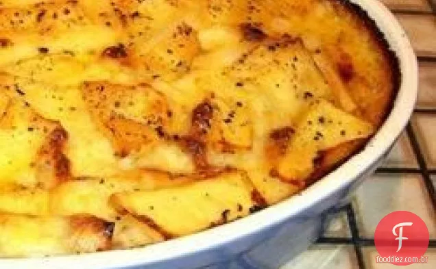 Tosquiadores picados e batata Panela Quente