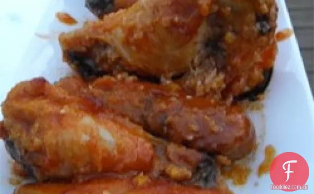Asas De Frango De Búfalo Estilo Restaurante Mais Saudável