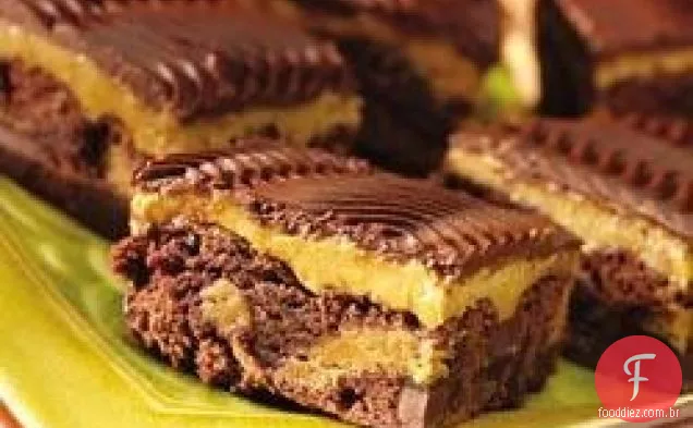 Manteiga De Amendoim-Mel Brownies