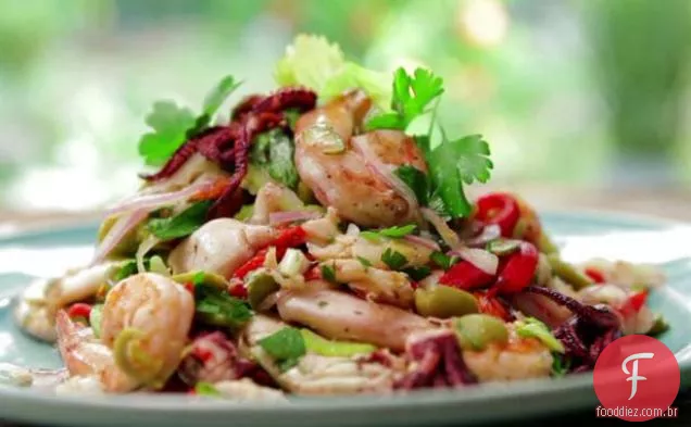 Salada De Frutos Do Mar Espanhola