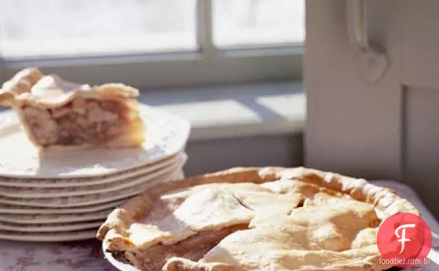 Torta de Pêra, noz e xarope de bordo