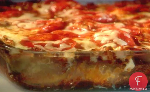 Blazy's Pepperoni cravejado Lasanha
