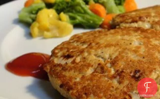 Bolos de salmão famosos da vovó