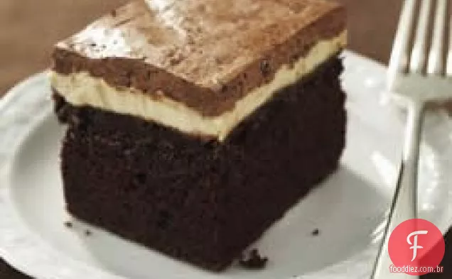 Bolo de Chocolate com manteiga de amendoim