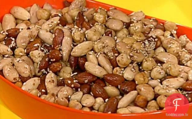Sesame Five-Spice Roasted Nuts