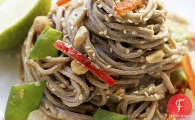 Spicy Peanut Soba Noodles