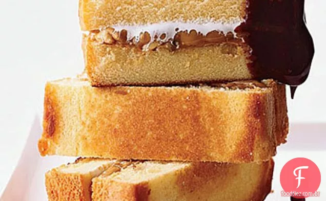 Manteiga de amendoim Pound Cake S'mores