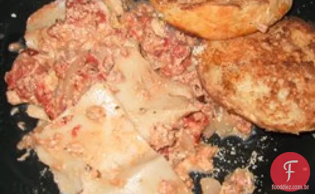 Alaska Canned Salmon Carbonara
