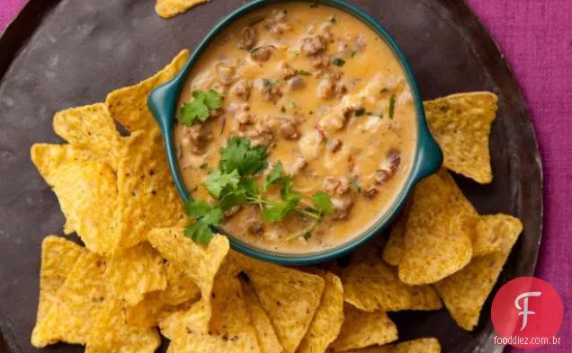 Queso Fundido con chouriço