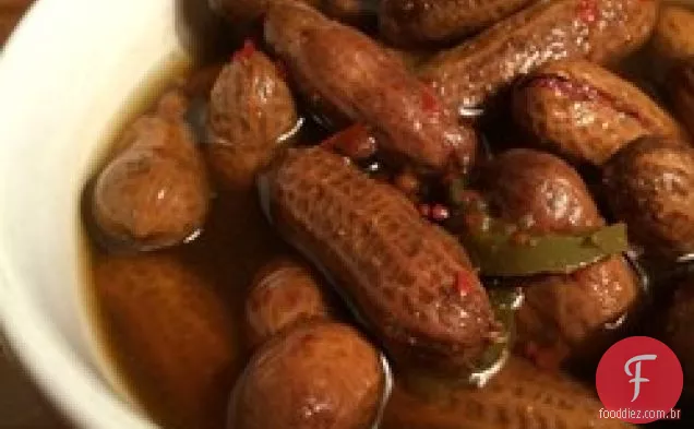 Amendoim cozido Cajun superaquecido de Rachael