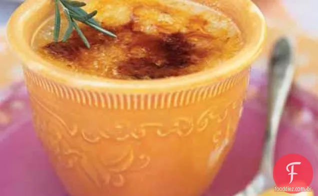 Meyer Lemon and Rosemary Brûlées