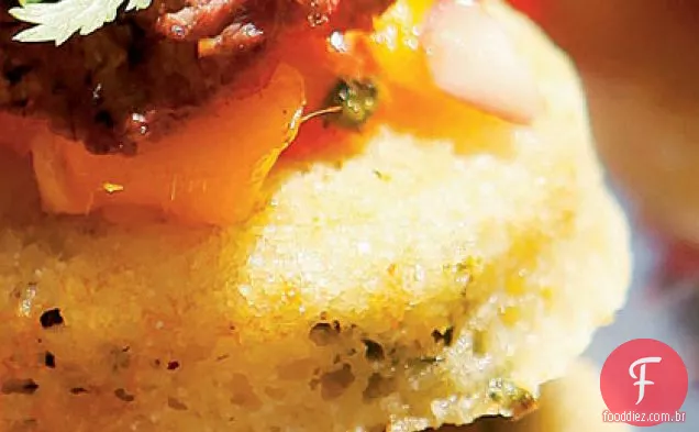 Herbed Cornbread Crostini