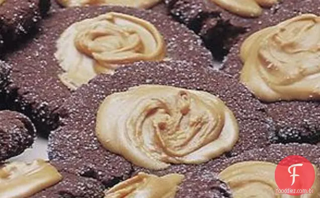 Chocolate Manteiga De Amendoim Thumbprints