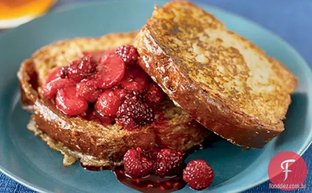 Manteiga De Amendoim Crunch French Toast