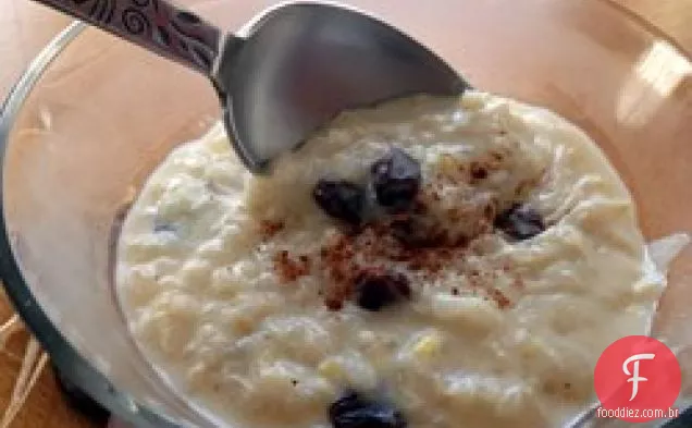 Pudim De Arroz Cremoso Mais Saudável