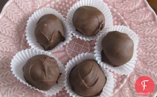 Manteiga De Amendoim Pretzel Trufas