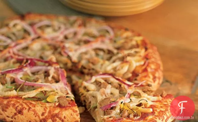 Salsicha De Peru, Erva-Doce E Pizza De Alho-Poró