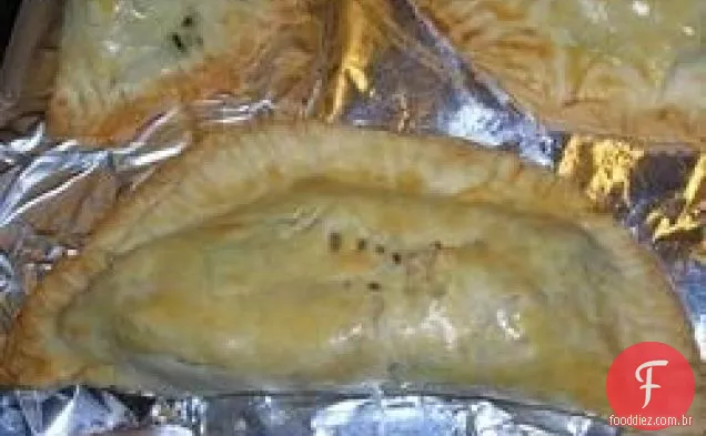 Abóbora e couve-rábano Empanadas