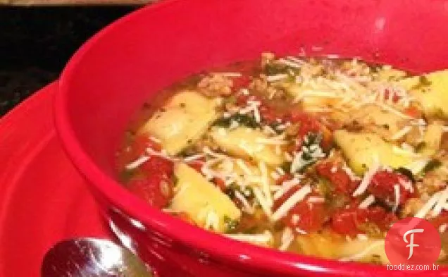 Sopa De Tomate Ravioli