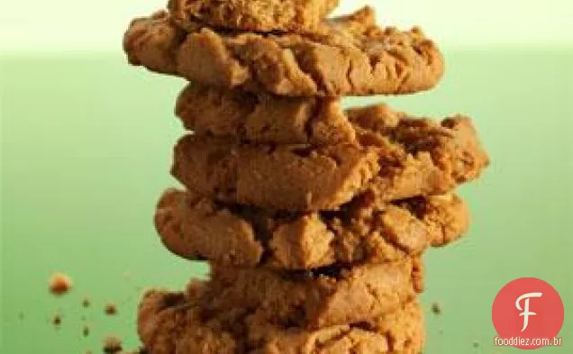 Biscoitos de manteiga de amendoim à moda antiga
