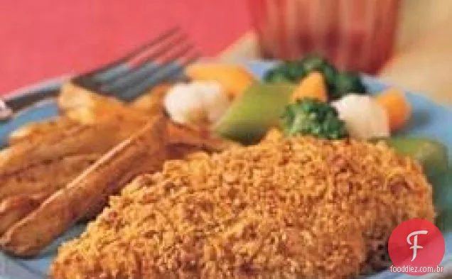 Frango Crocante Sem Fritar