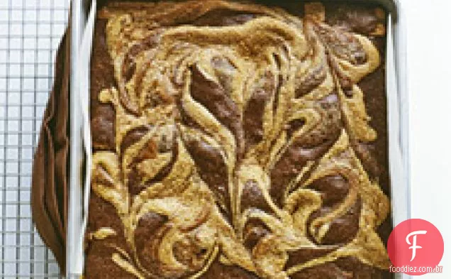 Brownies do redemoinho da manteiga de amendoim