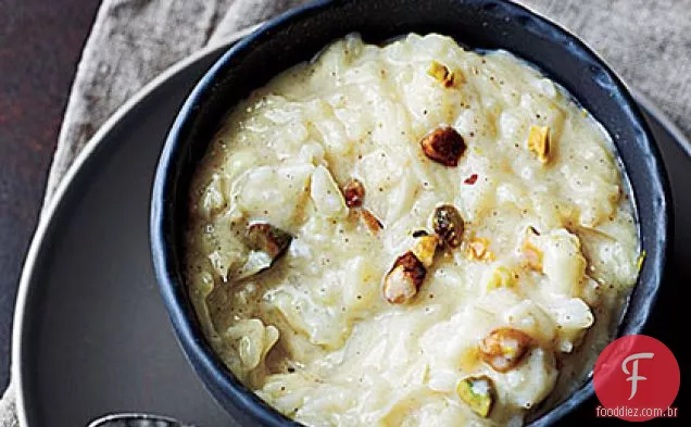 Pudim De Arroz De Coco Quente