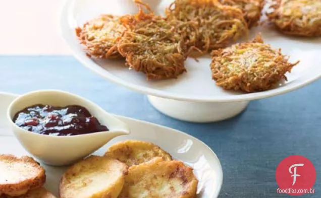 Batata-Doce-Parsnip Latkes