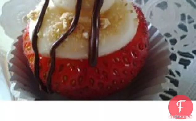 Mordidas De Cheesecake De Morango