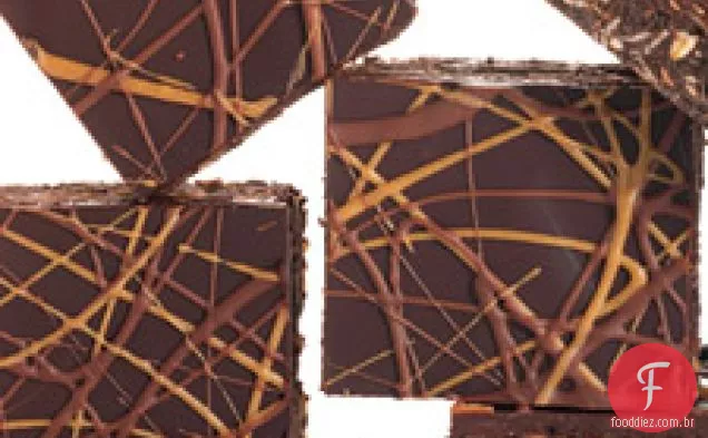 Barras de aveia sem chocolate e manteiga de amendoim