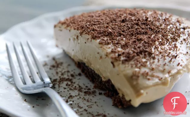 Receita de torta de manteiga de amendoim sem glúten {cremosa} 