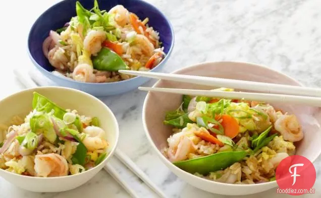 Arroz Frito Camarão Iluminado