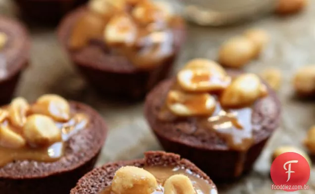 Snickers Brownie Bites