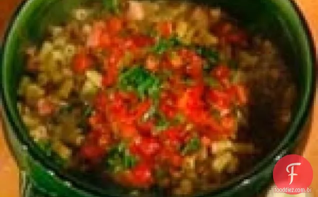 Massas e lentilhas: massas e Lenticchie
